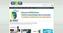 Desktop Screenshot of h2f.com.br